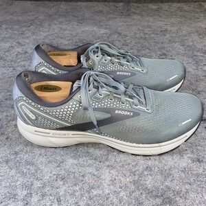 Brooks Ghost 14 Running Shoes Grey Alloy/Oyster Mens Size 13 EE Mesh Lightweight